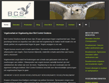 Tablet Screenshot of birdcontrolsolutions.eu